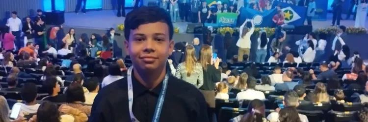 Estudante da rede estadual de Livramento de Nossa Senhora recebe medalha da NASA