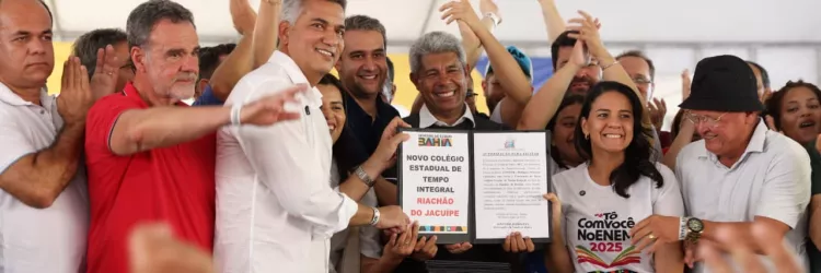 Governador anuncia construção de nova escola de tempo integral em Riachão do Jacuípe