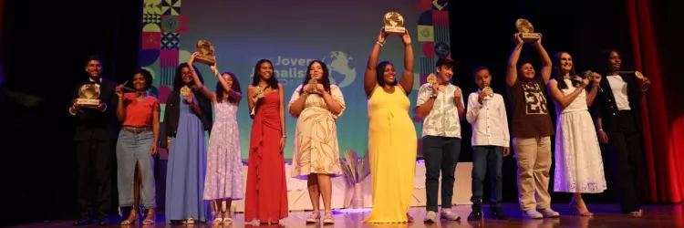Estudantes da rede estadual são premiados no Concurso Cultural Jovem Jornalista 2025