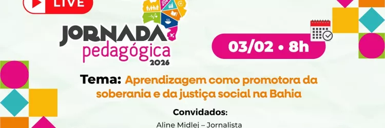 SEC realiza live sobre a Jornada Pedagógica da rede estadual de ensino