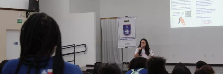 Colégio Renan Baleeiro recebe projeto Elas Protegem, Elas Inspiram, parceria das secretarias da Educação e da Segurança Pública