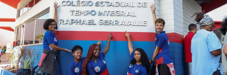 Governo do Estado inaugura modernização do Colégio Estadual de Tempo Integral Raphael Serravalle, em Salvador