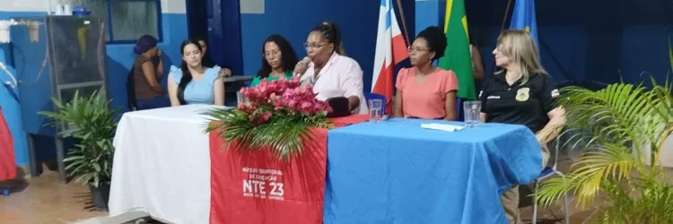 SEC promove roda de conversa e mobiliza comunidade escolar para o enfrentamento da violência contra a mulher em Santa Maria da Vitória