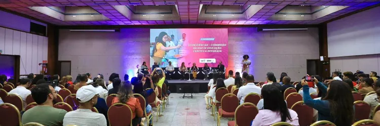​Professores da rede estadual participam do Congresso de Educação Científica Integrada da Bahia