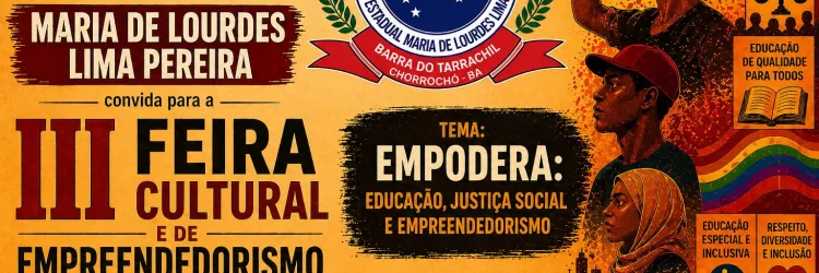 Feira em Chorrochó transforma escola estadual em território de ideias, cultura e empreendedorismo
