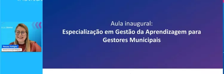 SEC promove aula inaugural da Especialização em Gestão da Aprendizagem para dirigentes municipais de Educação
