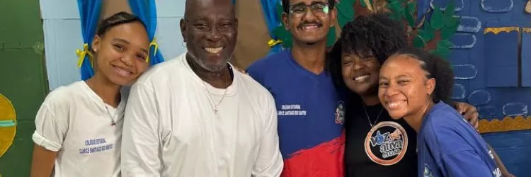 Lazzo Matumbi fortalece debate sobre identidade e ancestralidade em escola estadual do Arenoso