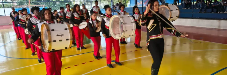 Fanfarras da rede estadual levam música, talento e protagonismo estudantil ao Desfile de 7 de Setembro