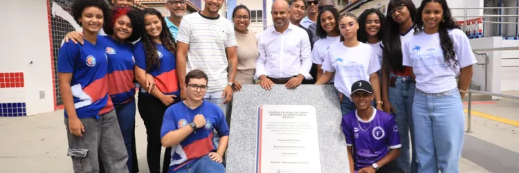 Estado entrega ampliação e modernização de escola de tempo integral, em Saubara