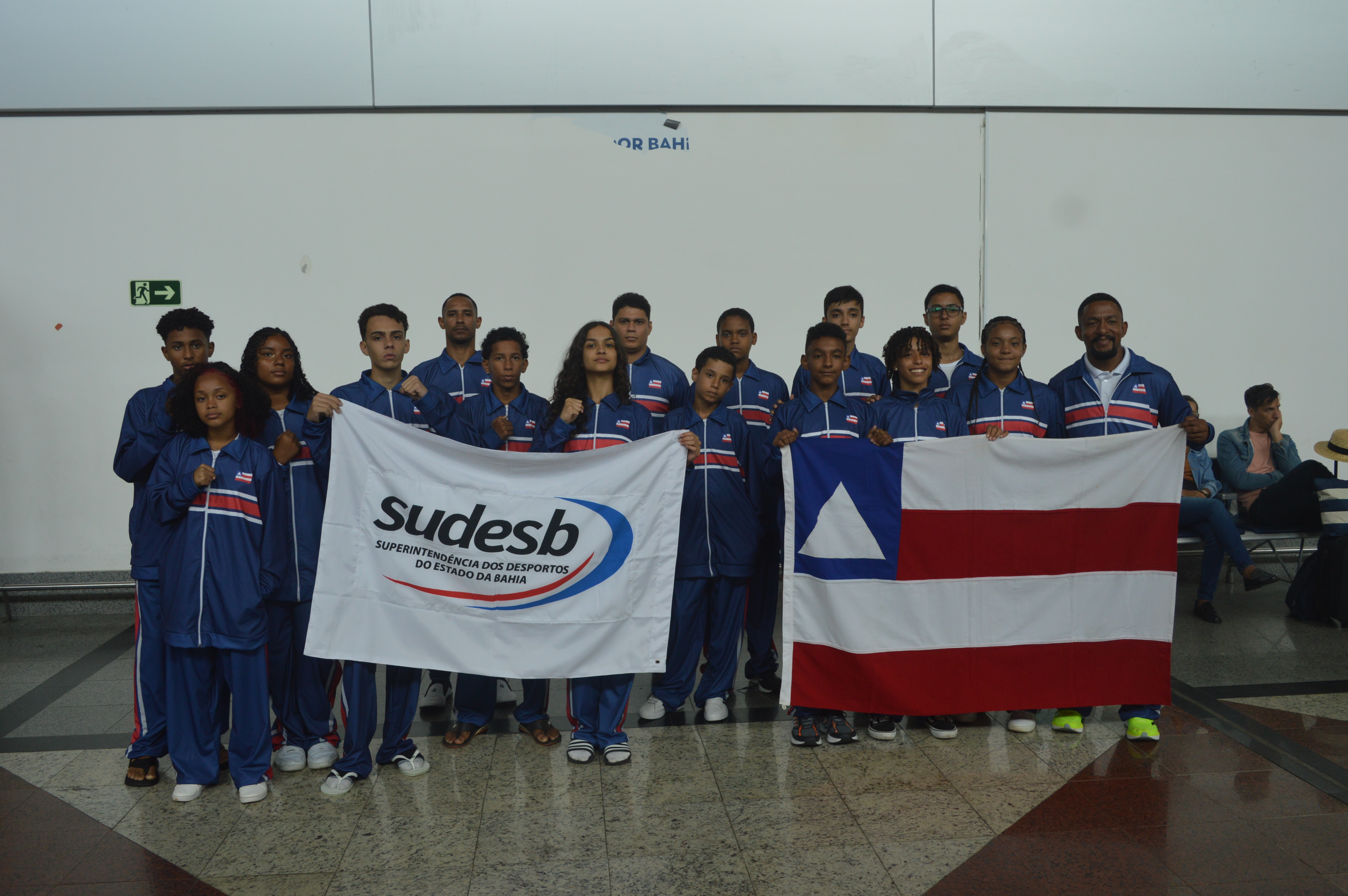 Segundo Embarque Delegação Baiana Escolar de Karatê e Taekwondo para o JEBs - Maurício Viana - Ascom Sudesb