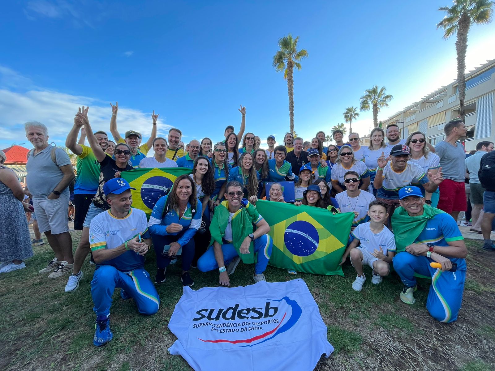  Baianos da Delegação brasileira de Triathlon em competição mundial 