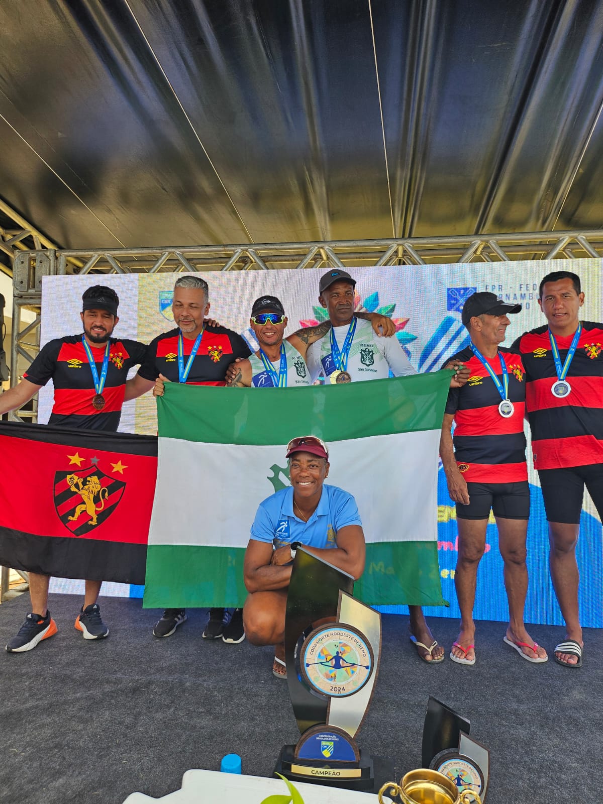 Viagem Delegação Baiana de Remo no Brasileiro em Recife - Divulgação FCRB