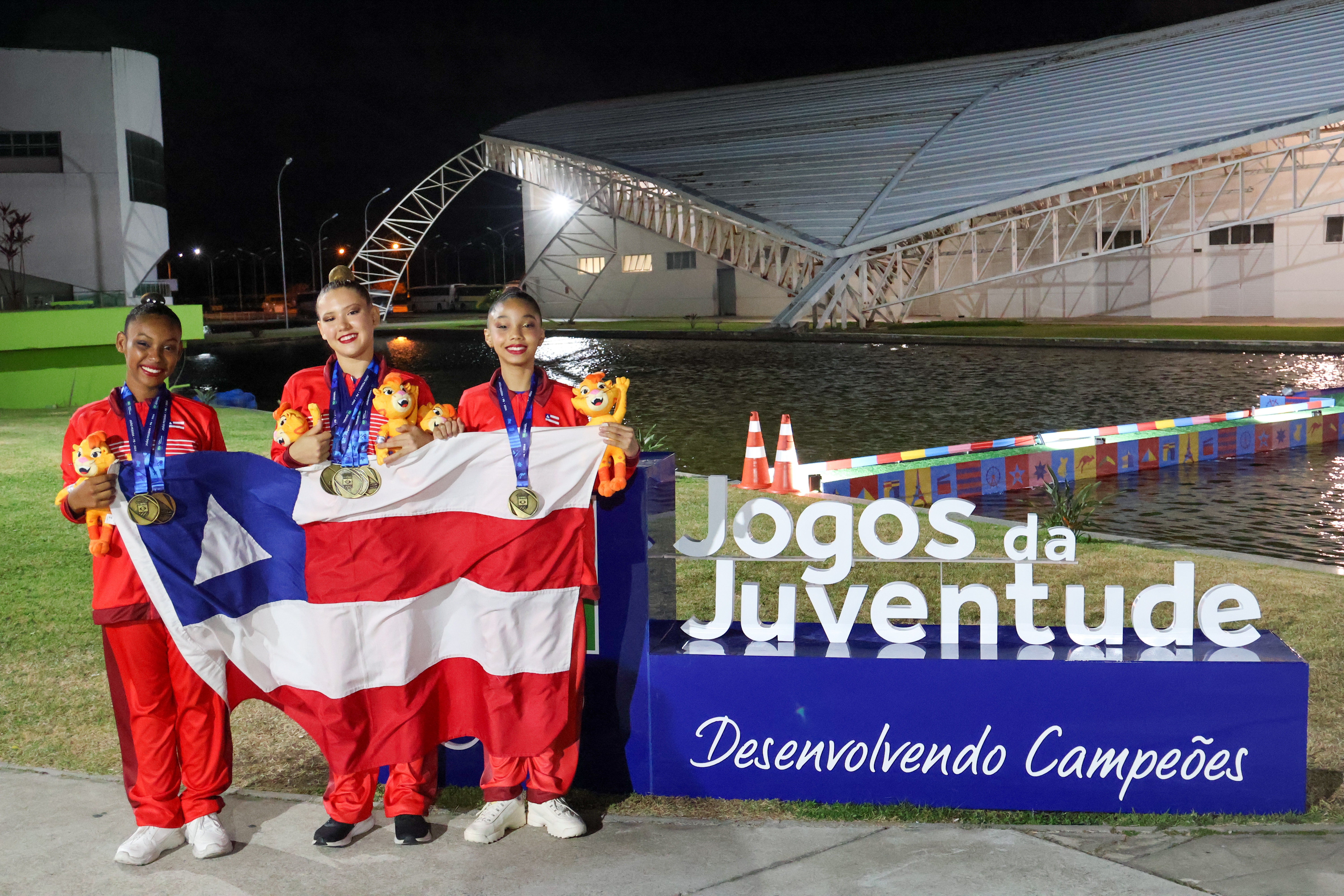 Delegação Baiana de Ginástica Rítimica Jogos da Juventude 2024 - Jéssica Tavares Ascom Sudesb