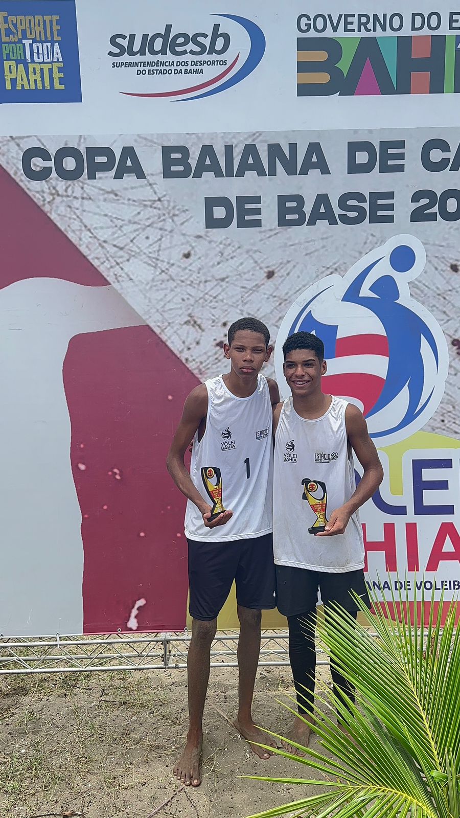 Atletas baianos do vôlei de praia