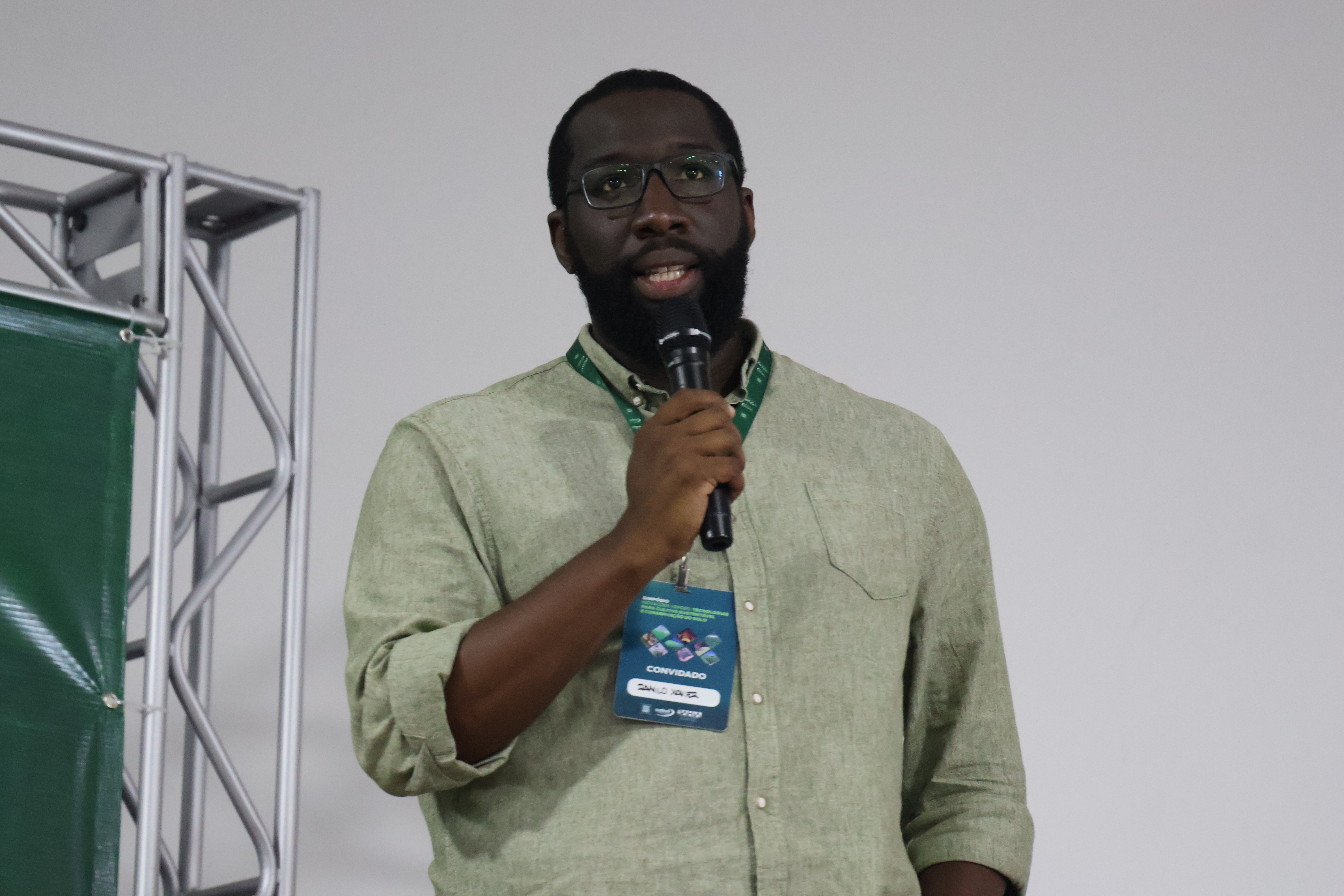 Danilo Xavier, diretor da DOEE no Simpósio Verde. Foto: Maurício Viana/ Ascom Sudesb