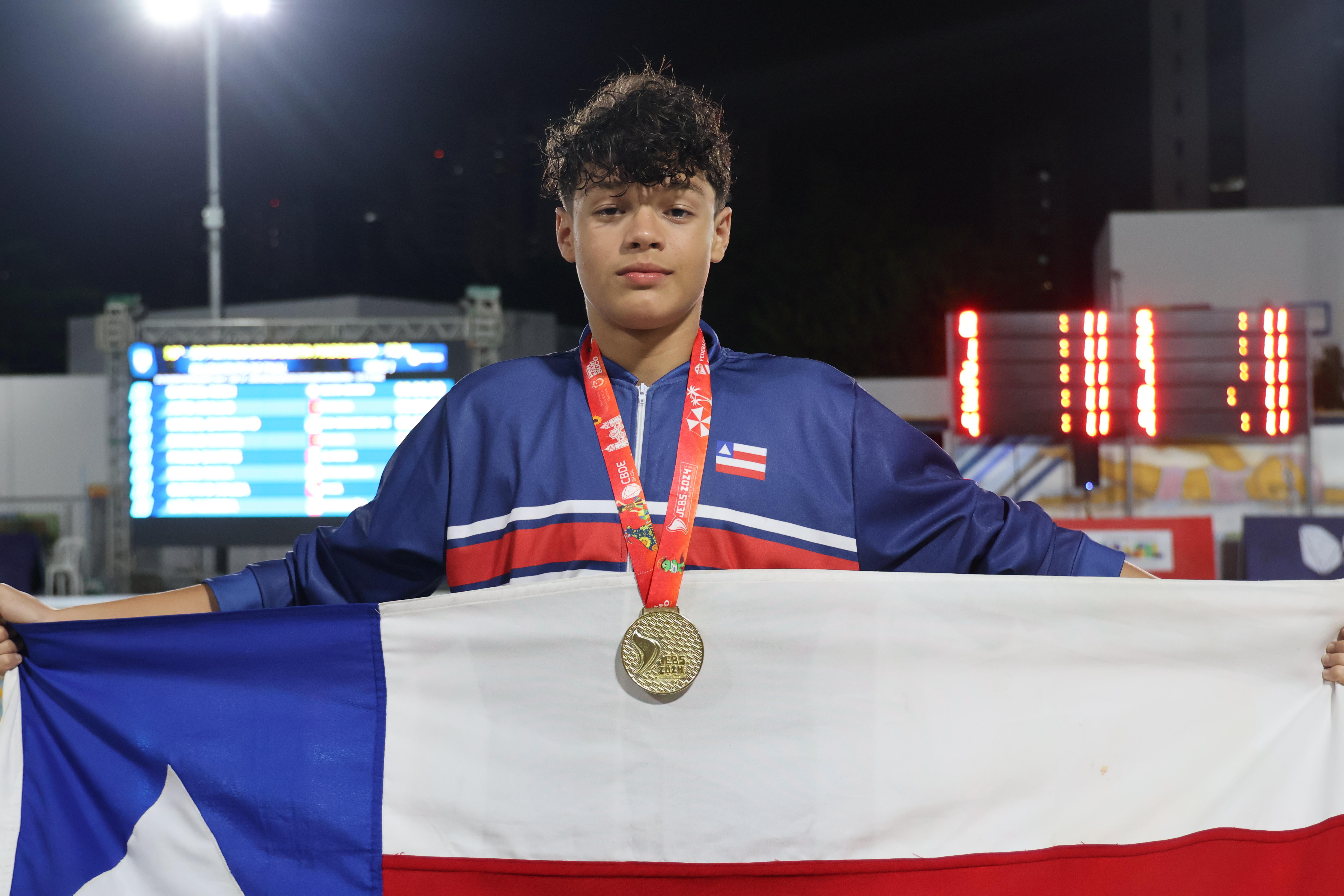 Natação baiana nos Jogos Escolares Brasileiros 2024 em Recife