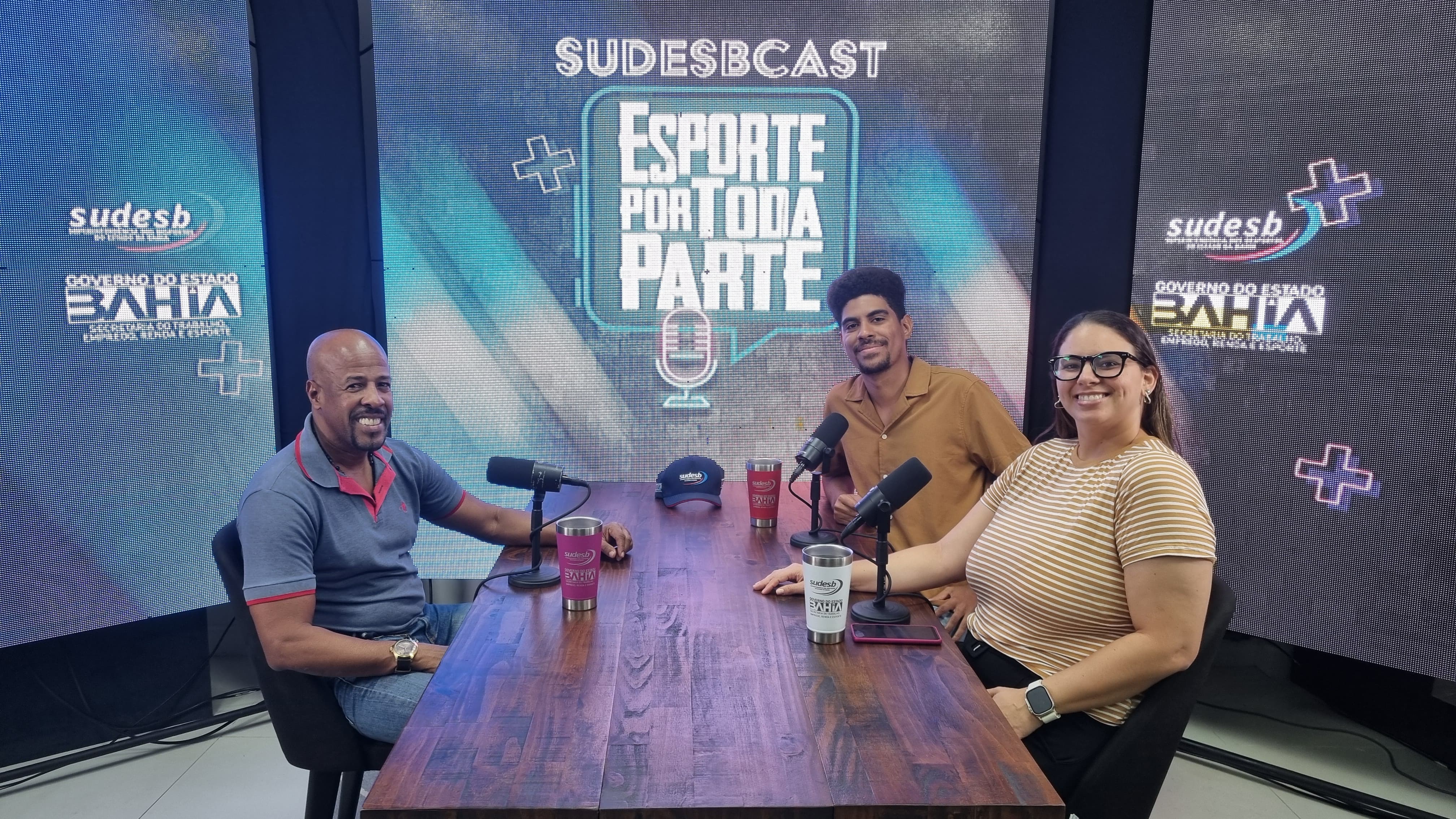 Estúdio do podcast