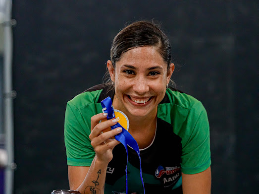 Gabriela Santiago na Copa Brasil de Tênis de Mesa Salvador 2025 -