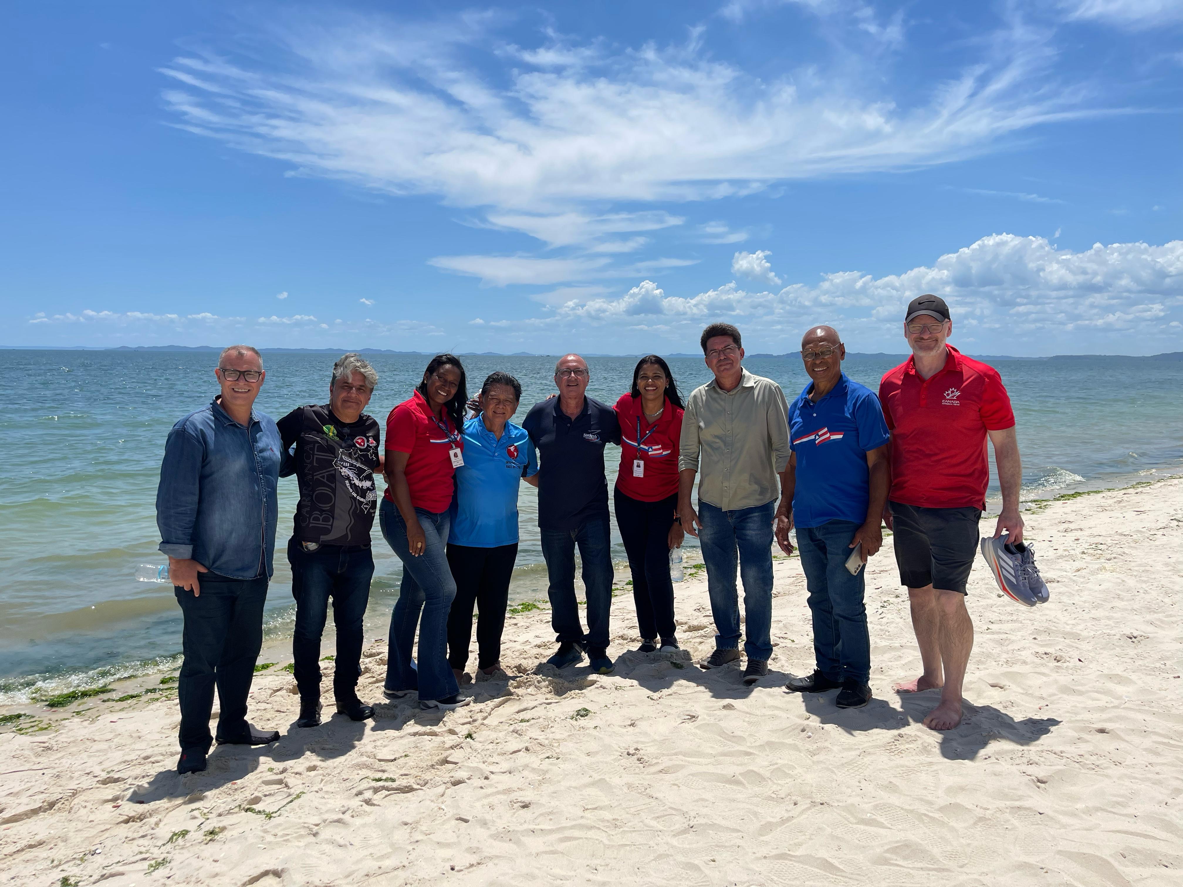 Visita Técnica Confederação Pan-americana de Dragon Boat em Salvador