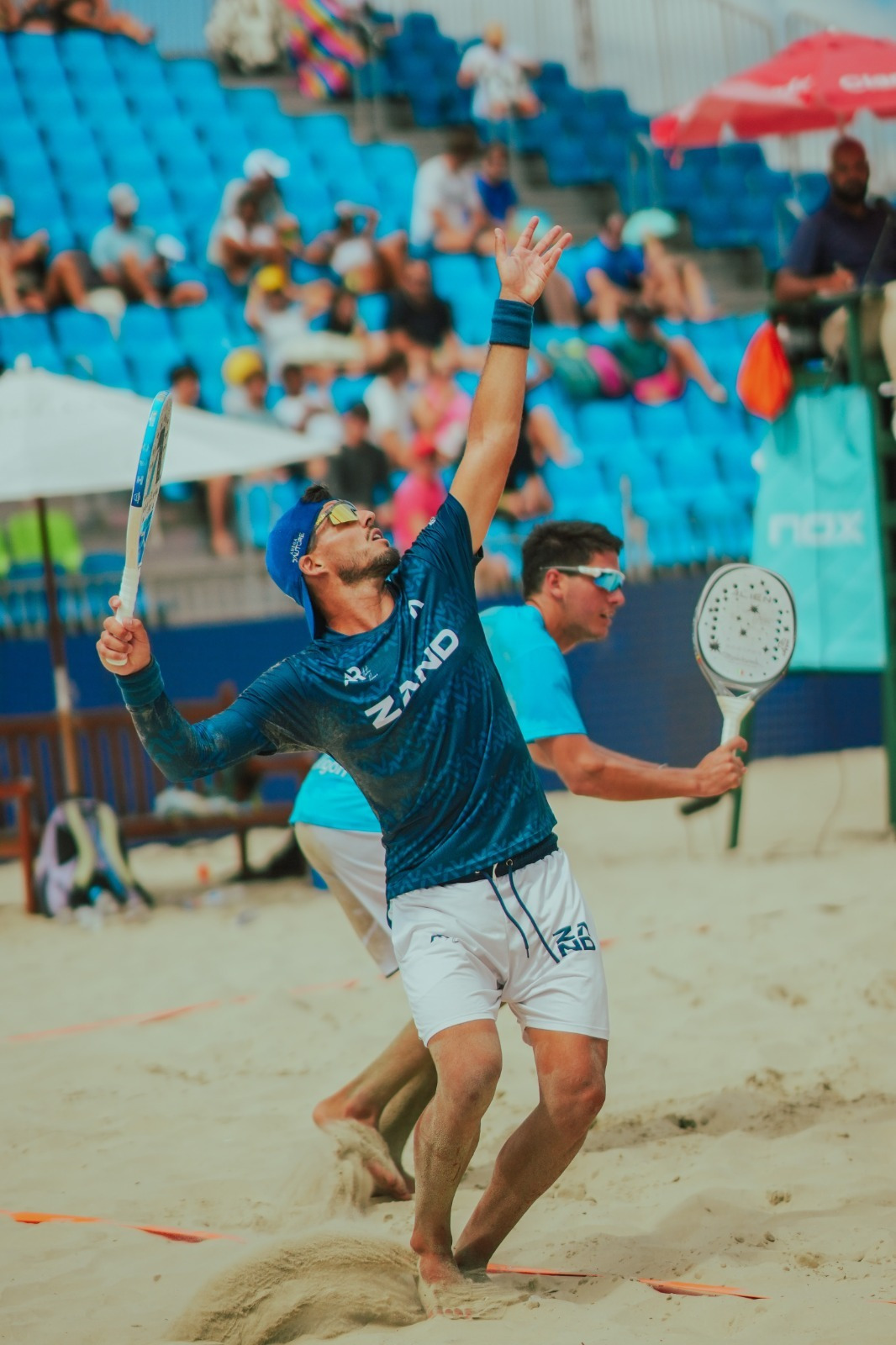 Antomi Ramos de azul em destaque  Crédito G2 Filmes ITF BT400 Balneário Camboriú