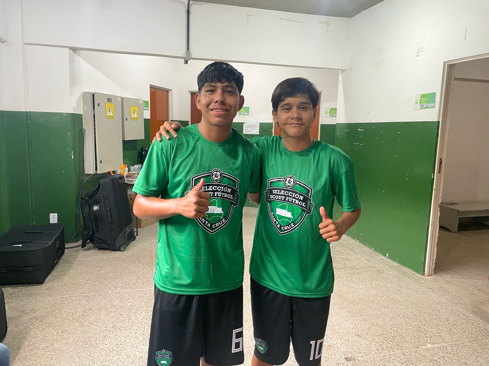 Jogadores do Seleção Scout da Bolívia. Créditos: Marcus Valença/Ascom Sudesb.