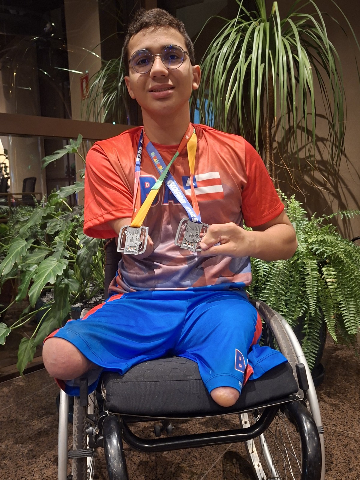 Ryan Aparecido do tênis de mesa. Crédito: Ascom Sudesb