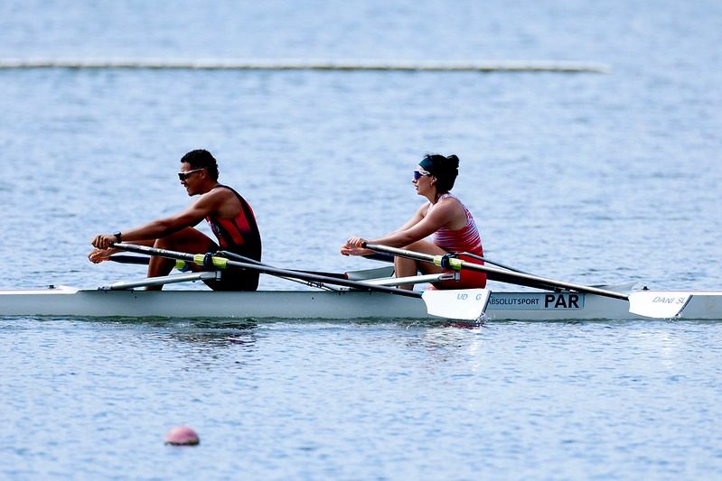 Na final, o baiano e a catarinense conquistaram o terceiro lugar, com o tempo de 9min38sec98.