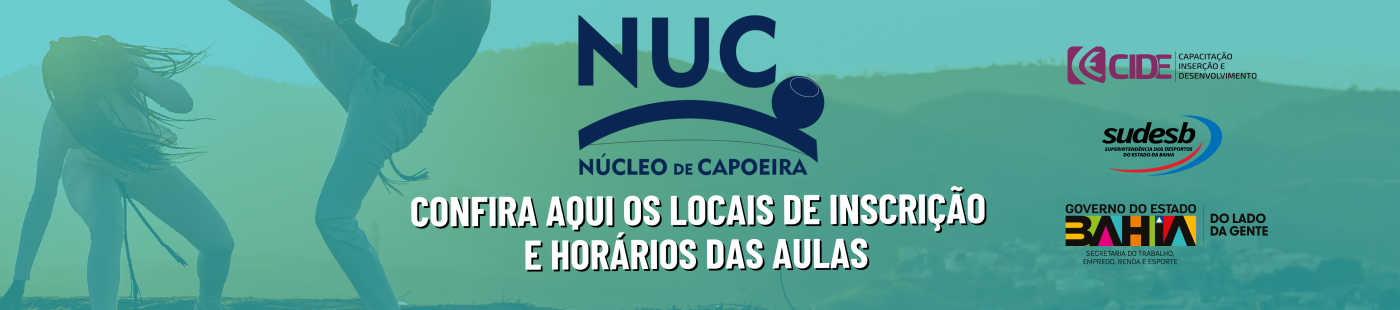 NÚCLEOS DE ESPORTE CAPOEIRA NA BAHIA
