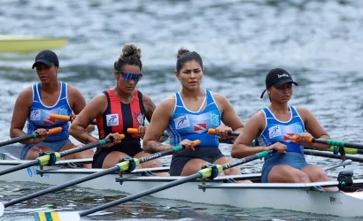 Apoiados pelo Governo do Estado, Gabriel Maia ficou em terceiro na categoria Double Skiff PR3 e Isabela Ferreira foi quarta colocada na Four Skiff Sênior.