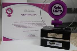 Cerimônia de premiação Selo Lilás