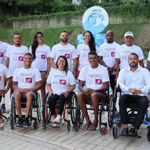 Equipe de natação da Fundação José Silveira | Foto: Marcus Carneiro/Ascom Sudesb