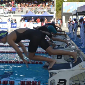 Campeonato Brasileiro Interclubes Infantil de Inverno na Piscina Olímpica. Créditos: Maurício Viana/Ascom Sudesb.