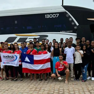 Delegação Baiana de Taekwondo na Copa Nordeste. Créditos: Divulgação/Febt.