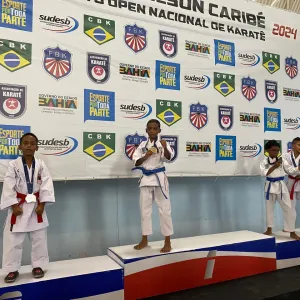 Nicolas Anunciação medalha de prata kata