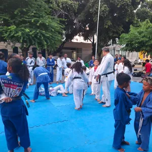 Aula de judô em Itabuna - foto divugação