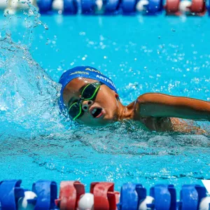 Natação na Piscina Olímpica da Bahia