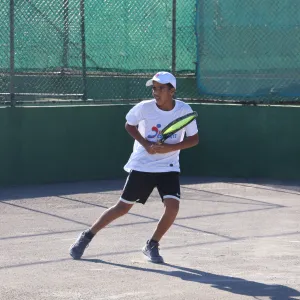 João Aquino no treinamento com Evaldinho