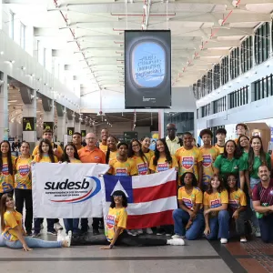 Quarenta e um atletas da Bahia embarcam na madrugada desta segunda-feira, 19, com destino a Foz do Iguaçu (PR) para representar o estado nos Jogos da Juventude 2026,.