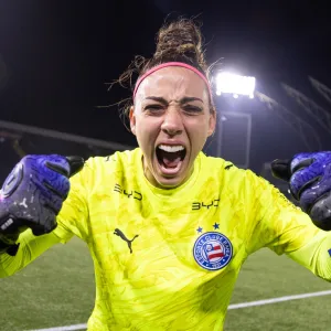  A goleira Yanne, destaque do Bahia na campanha do Campeonato Brasileiro de Futebol Feminino 2026 está na lista de convocadas.