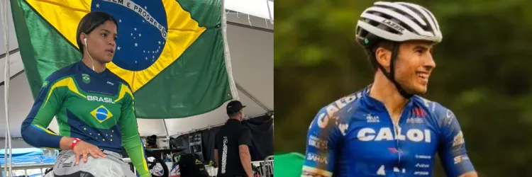 Ulan Galinski, do MTB, e Paôla Reis