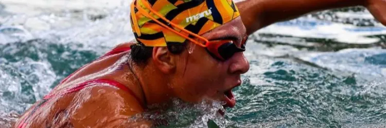 Claudine Tekes da Maratona Aquática. Créditos: Divulgação/FBDA/Willyam Nascimento.