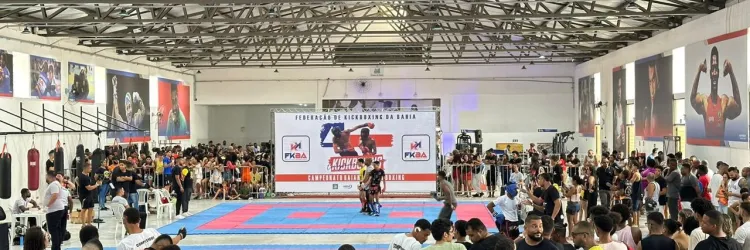 Campeonato Baiano de Kickboxing 2024. Foto: Divulgação/ FBJJMMA