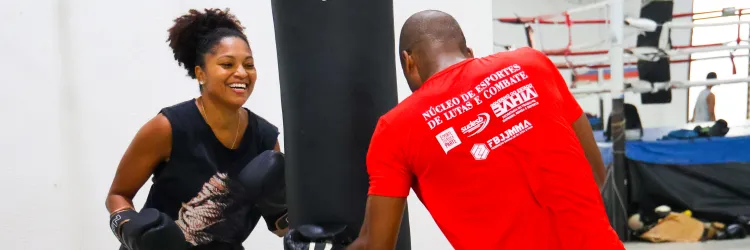 Aula Centro de Boxe e Artes Marciais 