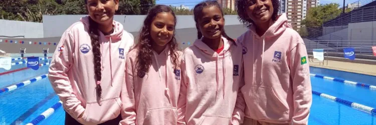 A equipe baiana de nado artístico já está em São Paulo para disputar o Campeonato Brasileiro Infantil e Juvenil de Nado Artístico.