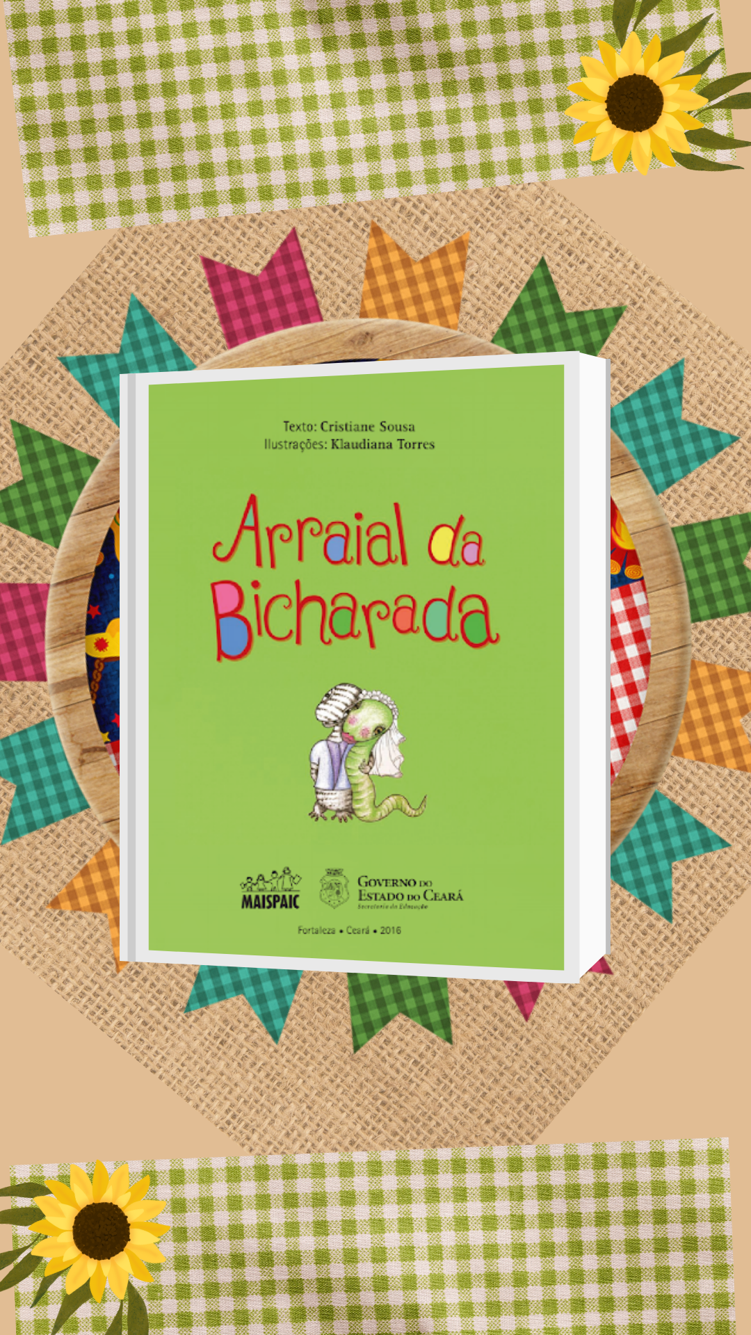 livro arraiá da bicharada festas juninas 