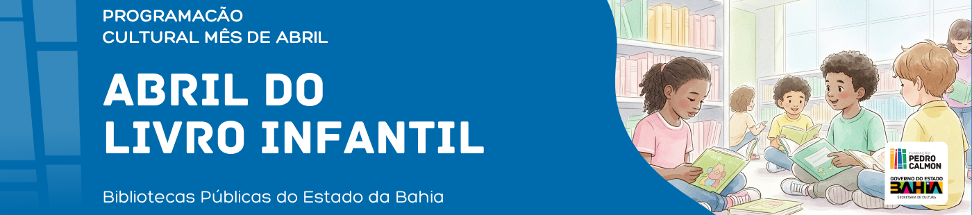 programação cultural abril do livro infantil 