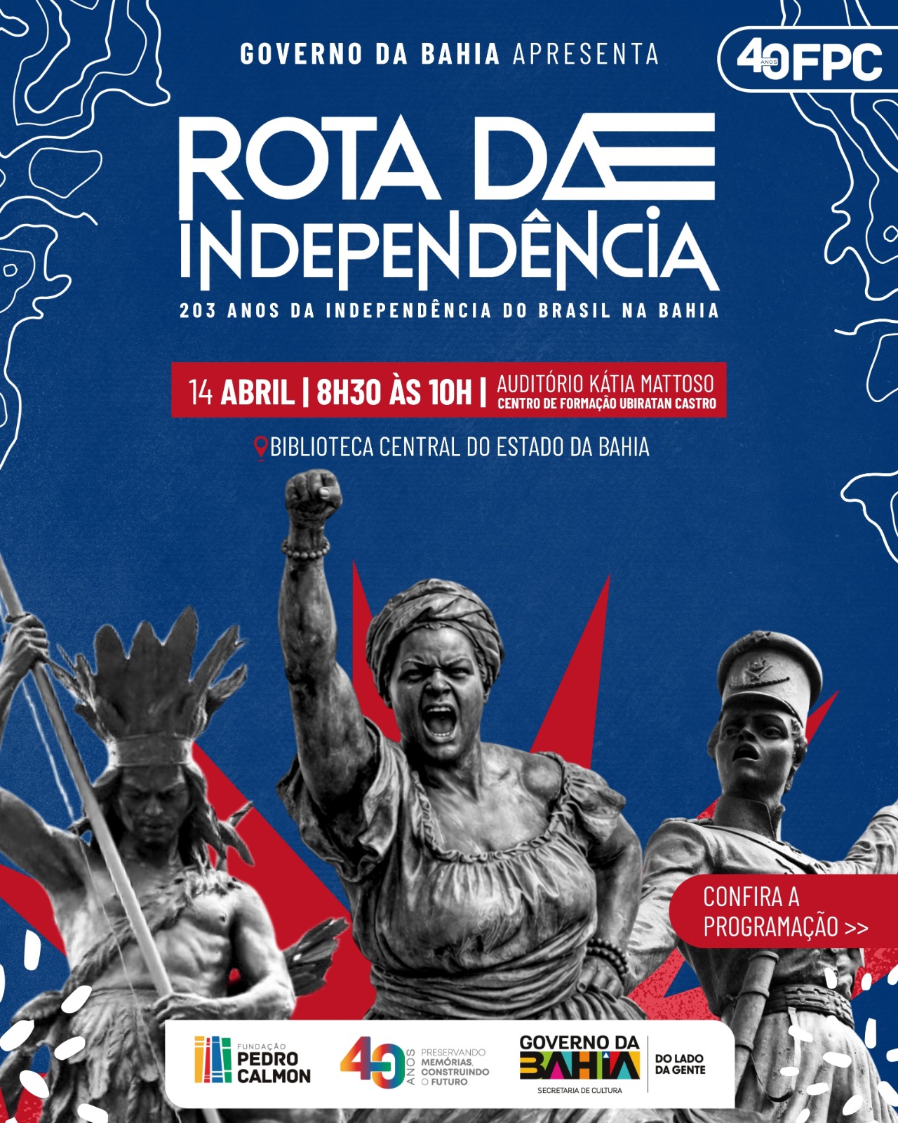 Bahia lança Rota da Independência 2026 com realidade virtual e circuito por 25 municípios