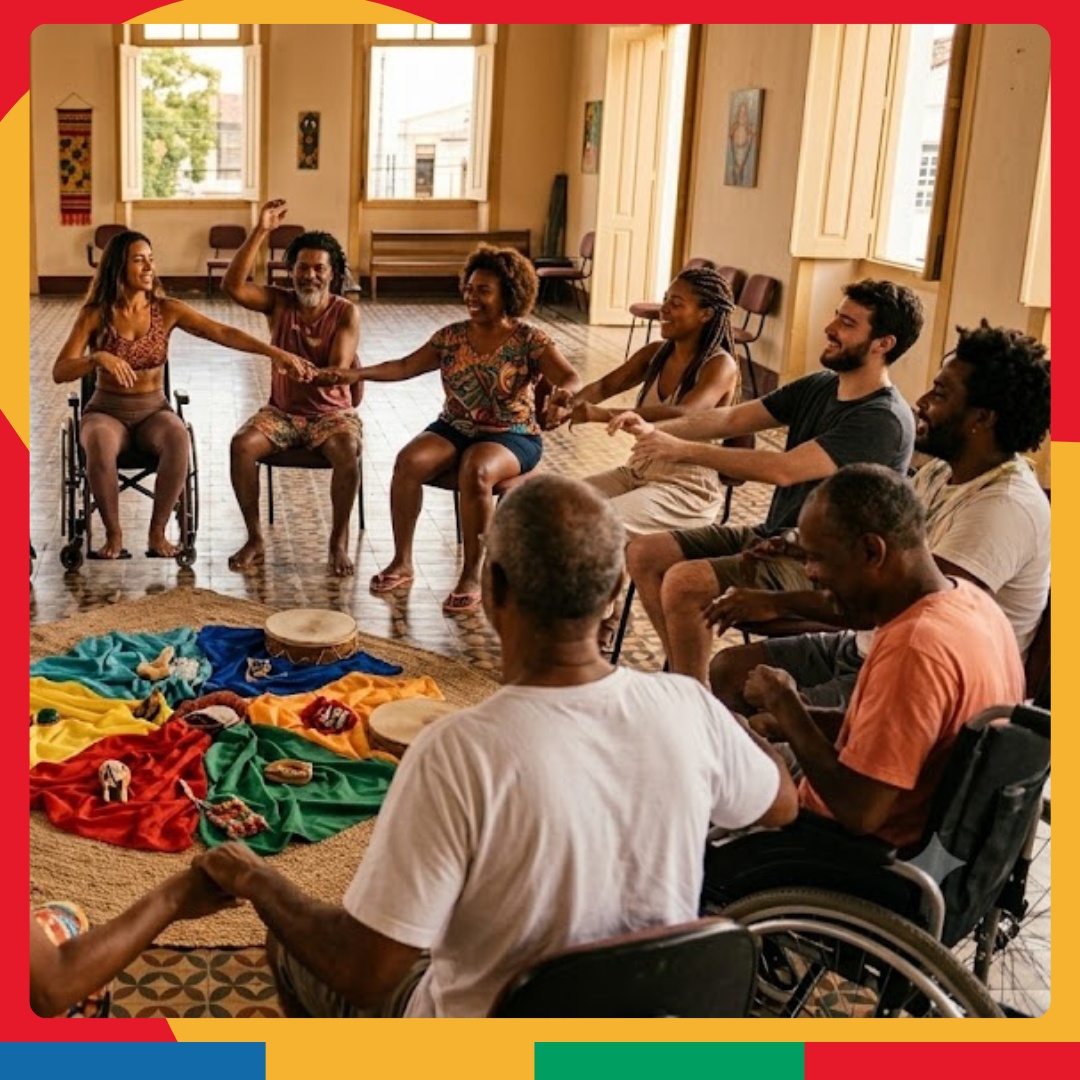 Movimento e Memória: danças circulares em cadeiras