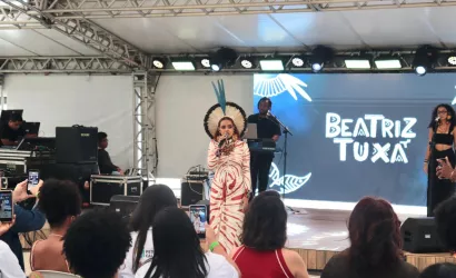 Memória indígena é “arquivo vivo”, reflete Beatriz Tuxá em evento da Fundação Pedro Calmon