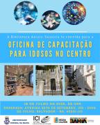 Biblio Conexão promove ação cultural e iniciação à tecnologia voltada para idosos na Biblioteca Anísio Teixeira